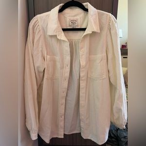 off-white corduroy button-up